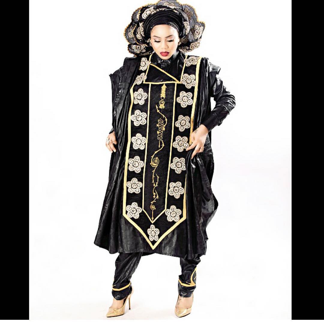 Trendy Female Agbada styles Zanaposh